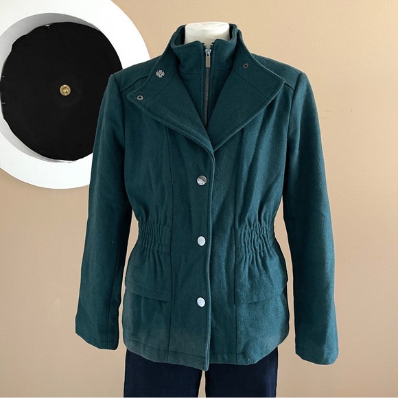 NWT Forest Green Winter Jacket – New York & Company Size L - Picture 2 of 14